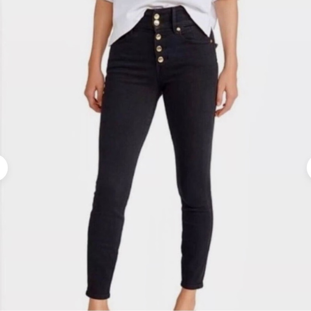 Black High-Waisted Skinny Jeans by Sal e Pimenta Size 34 (US 4)